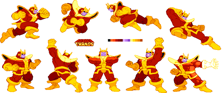 Thanos - red-orange by dave